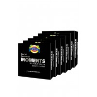 Moments Silver Delay Condom 6 Packs By Herbal Medicos